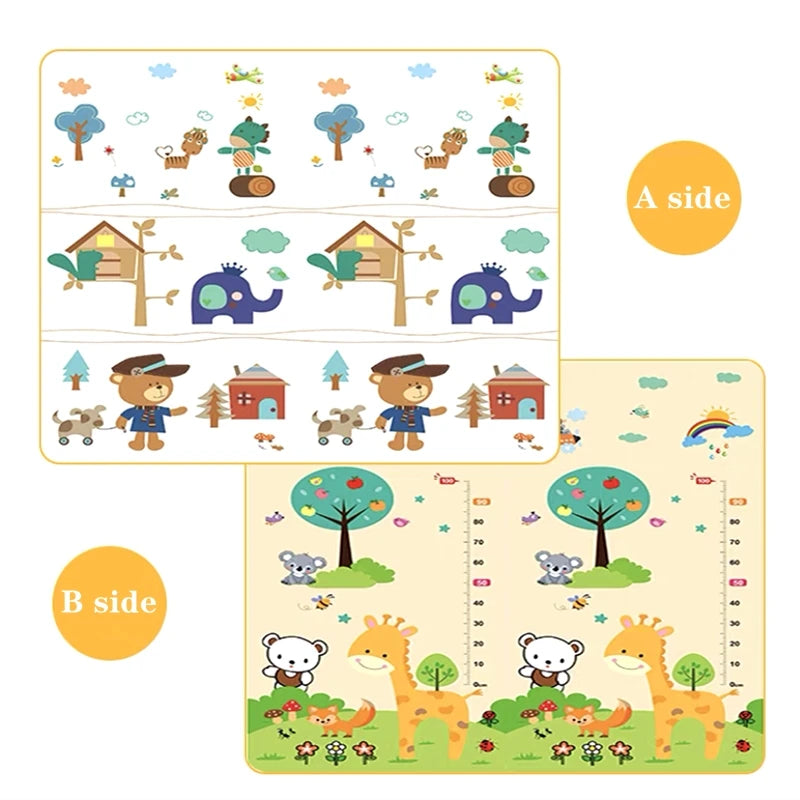 New 1Cm/0.5Cm Environmentally Friendly Thick Baby Crawling Play Mats Folding Mat Carpet Play Mat for Children'S Safety Rug Gifts