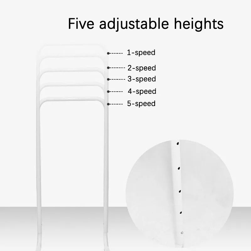 150Cm Universal Baby Bed Frame Guardrails Barrier Deformable Steel Tube Bed Safety for Kids Bed Fence Baby Protect Rail 59Inch