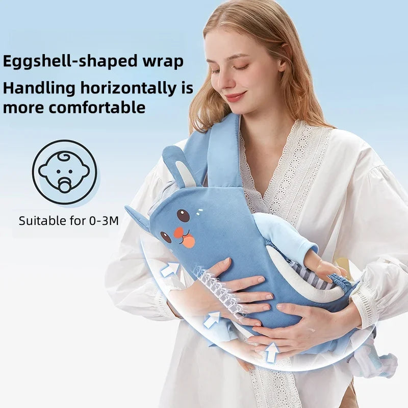 4 in 1 Multifunction Baby Carrier Front Facing Infant Sling Wrap Baby Kangaroo Bag Washable Lumbar Stool Baby Carrier Strap