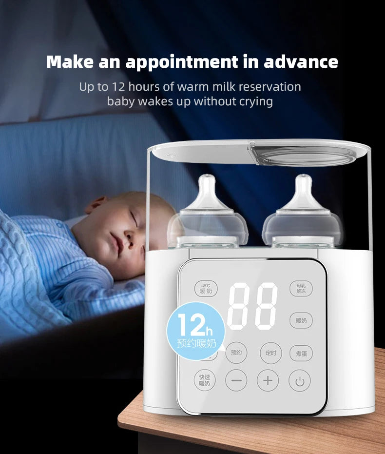 Baby Bottle Warmer Multi Function Fast Baby Accessories Food Heater Milk Warmer Steriliser with Accurate Temperature Control