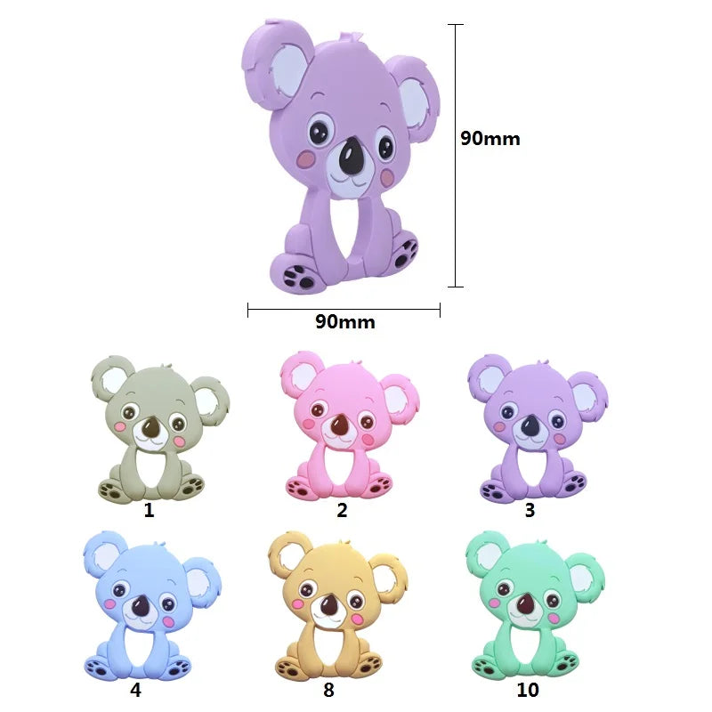 Cuddle Bites Animal Silicone Teether