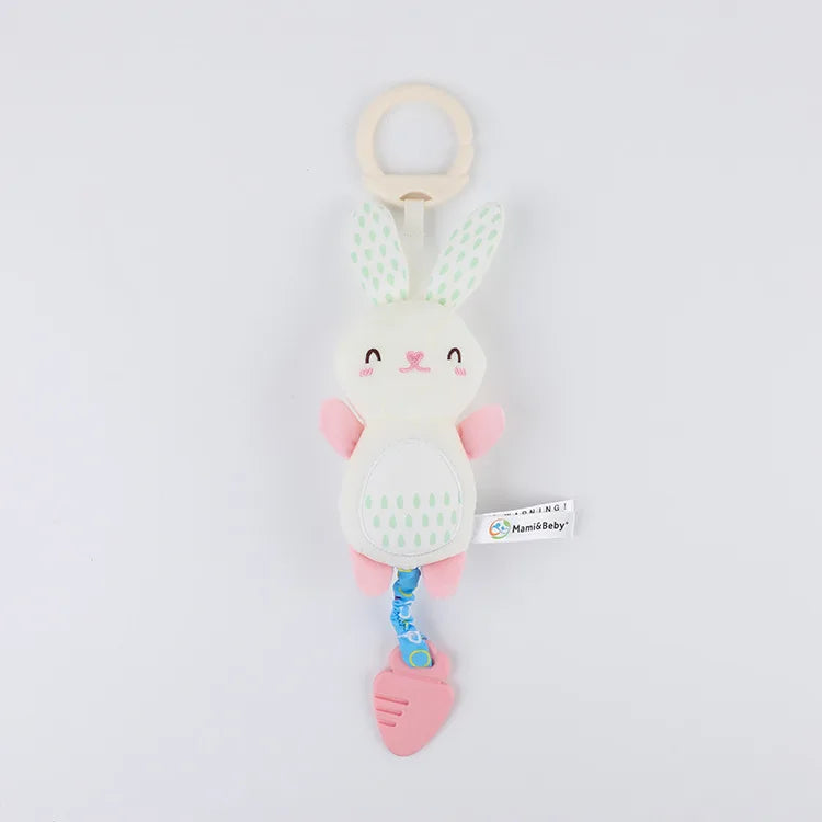 Soft Stuffed Animal Rattle Hand Grip Baby Toy