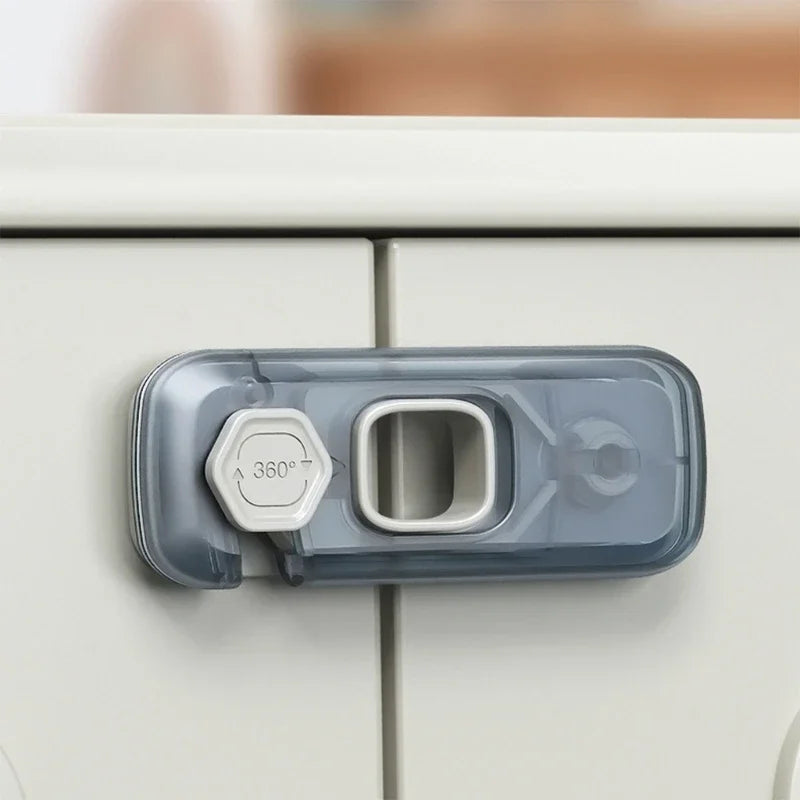 1/3/5Pcs Child Cabinet Safety Lock Home Refrigerator Lock Fridge Freezer Door Catch Lock Toddler Kids for Baby Safety Child Lock