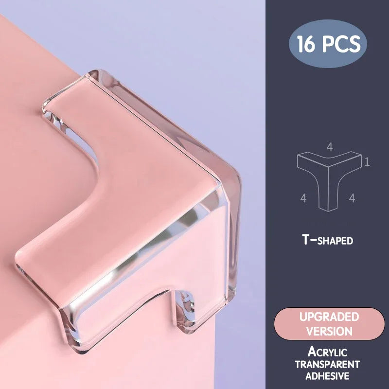 16Pcs Baby Safety Luminous Silicone Protector Table Corner Edge Protection Cover Electric Socket Children Anticollision Guards