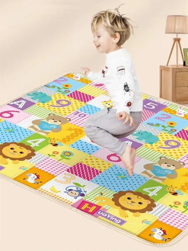 Non-Toxic Baby Play Mat – Waterproof XPE Soft Floor Playmat