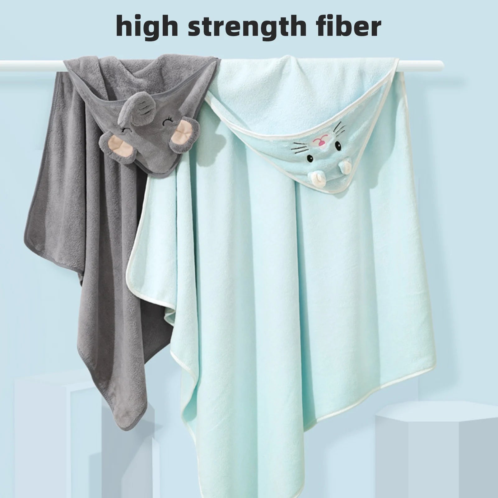 Ultra Soft Hooded Baby Bath Wrap