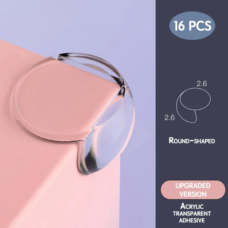 16Pcs Baby Safety Luminous Silicone Protector Table Corner Edge Protection Cover Electric Socket Children Anticollision Guards