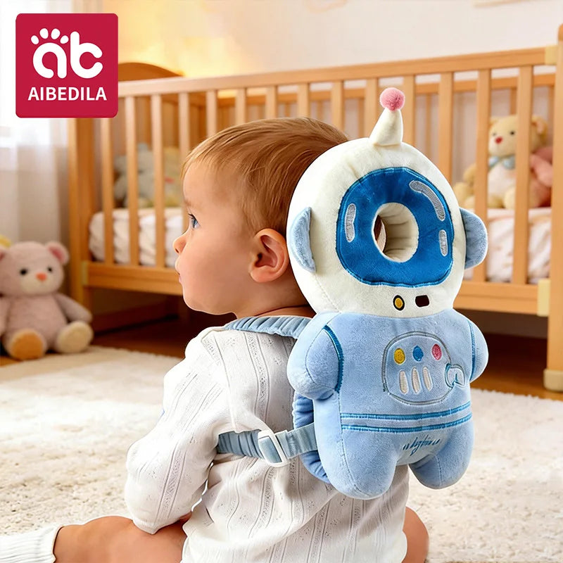 Cartoon Astronaut Baby Anti-Fall Pad Head Back Protector Pillow for Newborn Infant Toddler Safety Protection Cushion