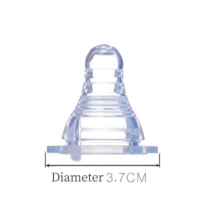 Natural Flow Replacement Nipple for Milk Nursing Bottle Baby Feeding Bottle Standard Size Soft Teats Pacifier Nipple S/M/L/XL