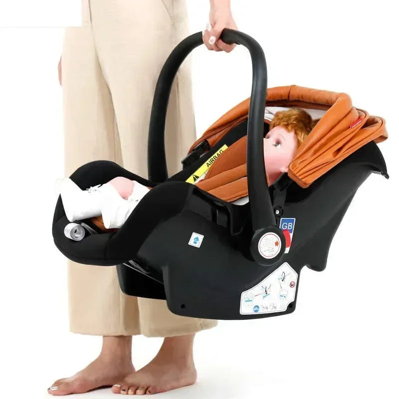 Baby Stroller 3 in 1 with Car Seat Baby Cart Foldable Baby Carriage Prams for Newborns Pram High Quality Waterproof Strollers