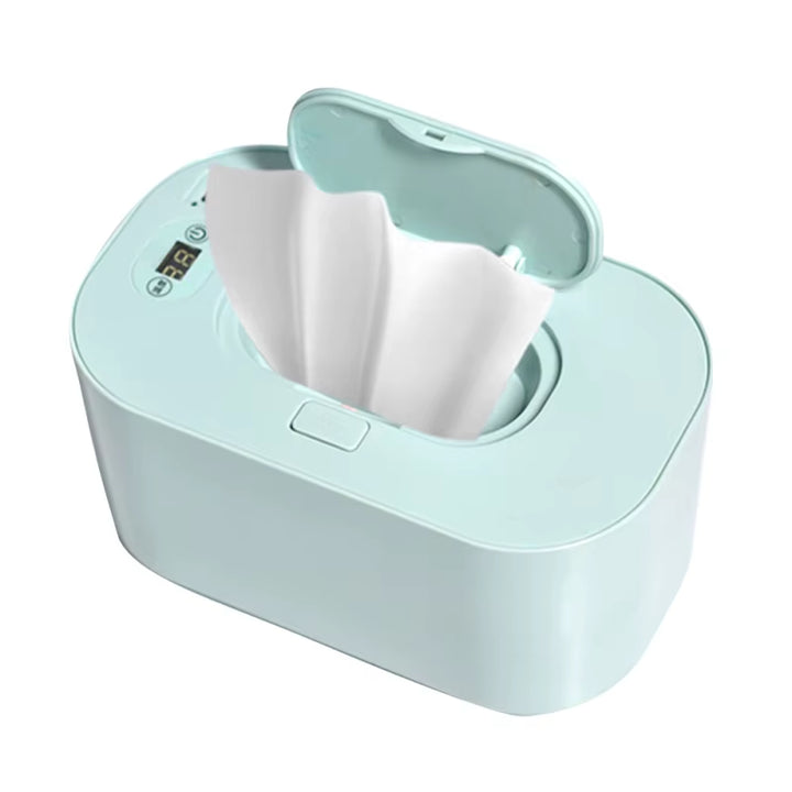 USB Baby Wipe Warmer Digital Display Large Capacity Baby Wet Wipes Warmer Dispenser Adjustable Temperature Heating Wipe Warmer