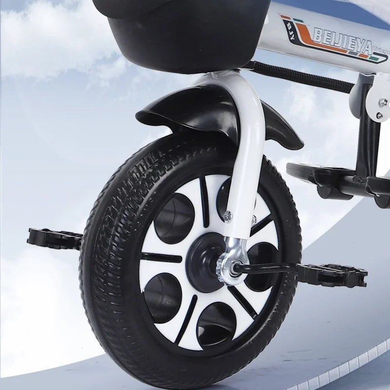 High Quality Poussette Bébé, Baby Tricycle Stroller for 1-3-6 Year Old,Multifunctional Can Lie down Children'S Tricycle Stroller