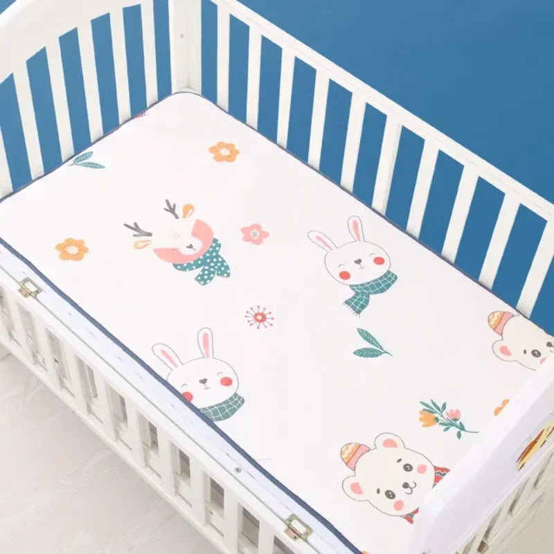 100X56Cm Baby Summer Bedding Cool Mat Portable Baby Cooling Set Bedding Baby Mattress Crib Bedding Set Baby Essentials Cribs