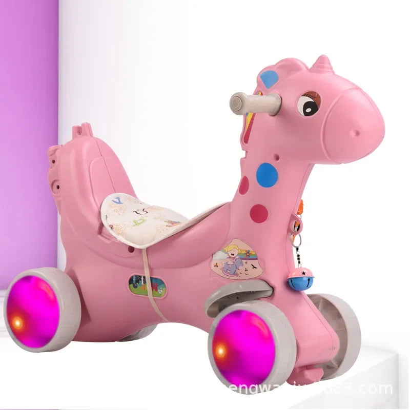 Baby Scooter Children Rocking Horse Rocking Horse Dual-Use Baby Chair Baby Toy Children Horse Ride on Toys