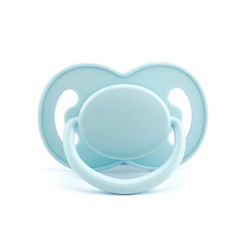 Safe Adult Pacifier Large Calibers Soft Silicone Pacifiers Soothes Your Mind Relax with Dummy Nipple for Stress Relief