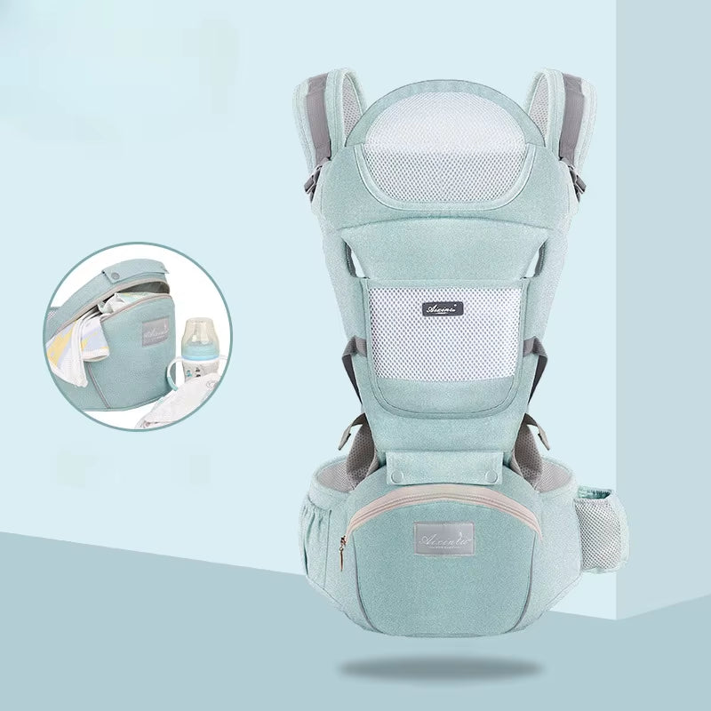 Ergonomic Newborn Baby Carrier Waist Stool Backpack Shoulder Swaddle Sling Wrap Infant 0 to 36 Months Carrier Stool Baby Hipseat