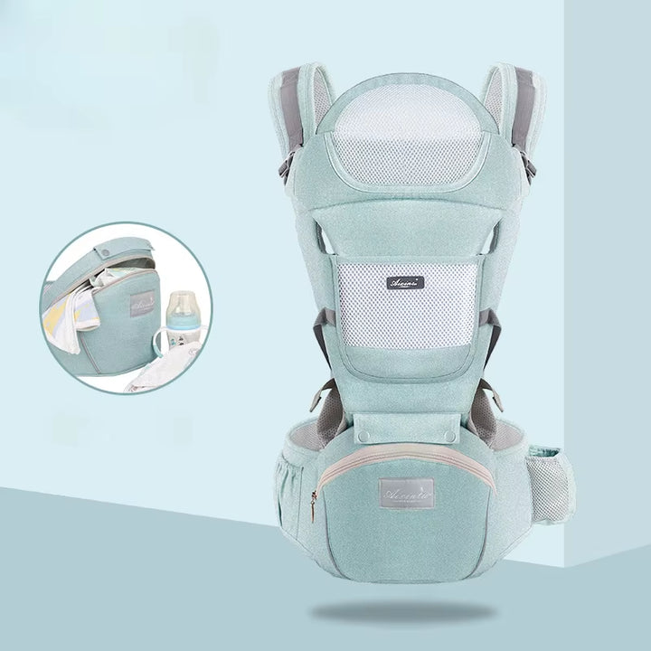 Ergonomic Newborn Baby Carrier Waist Stool Backpack Shoulder Swaddle Sling Wrap Infant 0 to 36 Months Carrier Stool Baby Hipseat