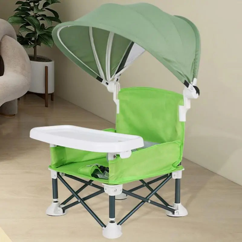 Durable High Chair with Adjustable Footrest and Detachable Cushion for Comfortable Feeding, for Growing Baby Feeding Chair