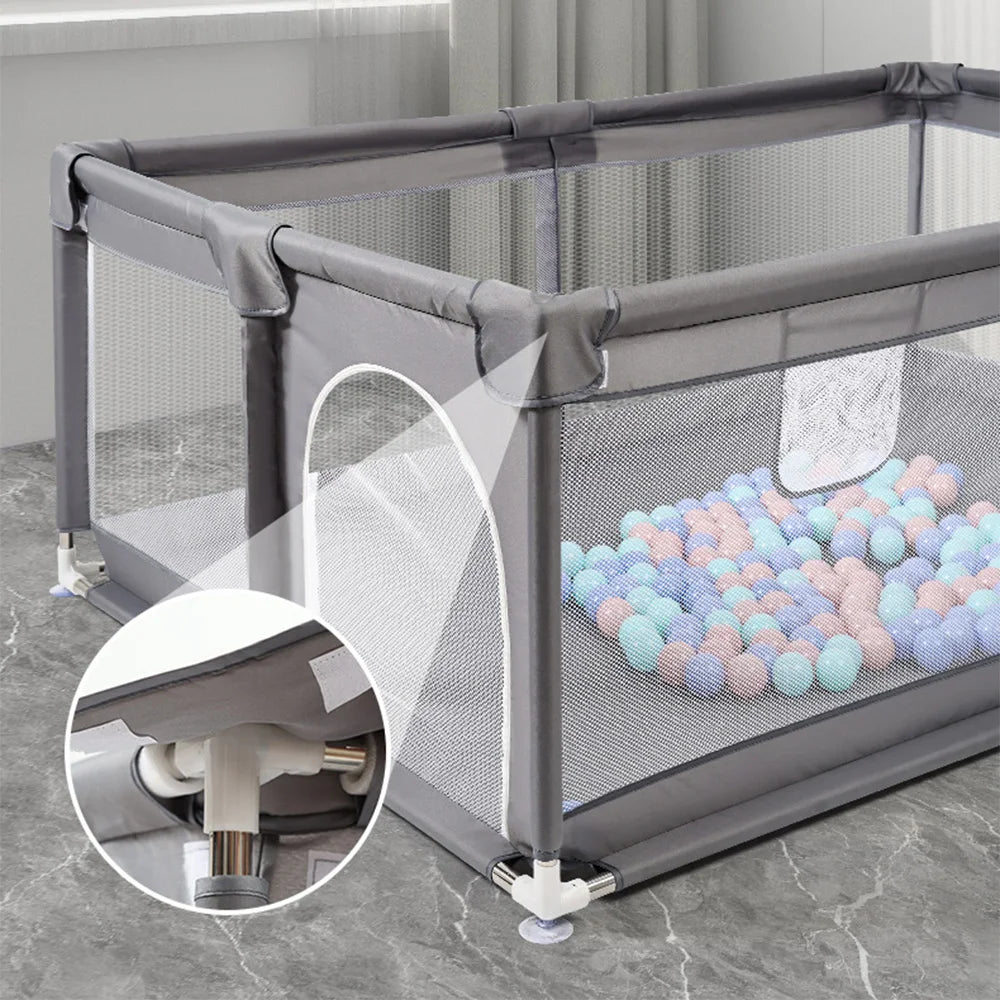 Huge Extra Large Baby Playpen | 120X120X60Cm Portable & Foldable Infant Play Yard