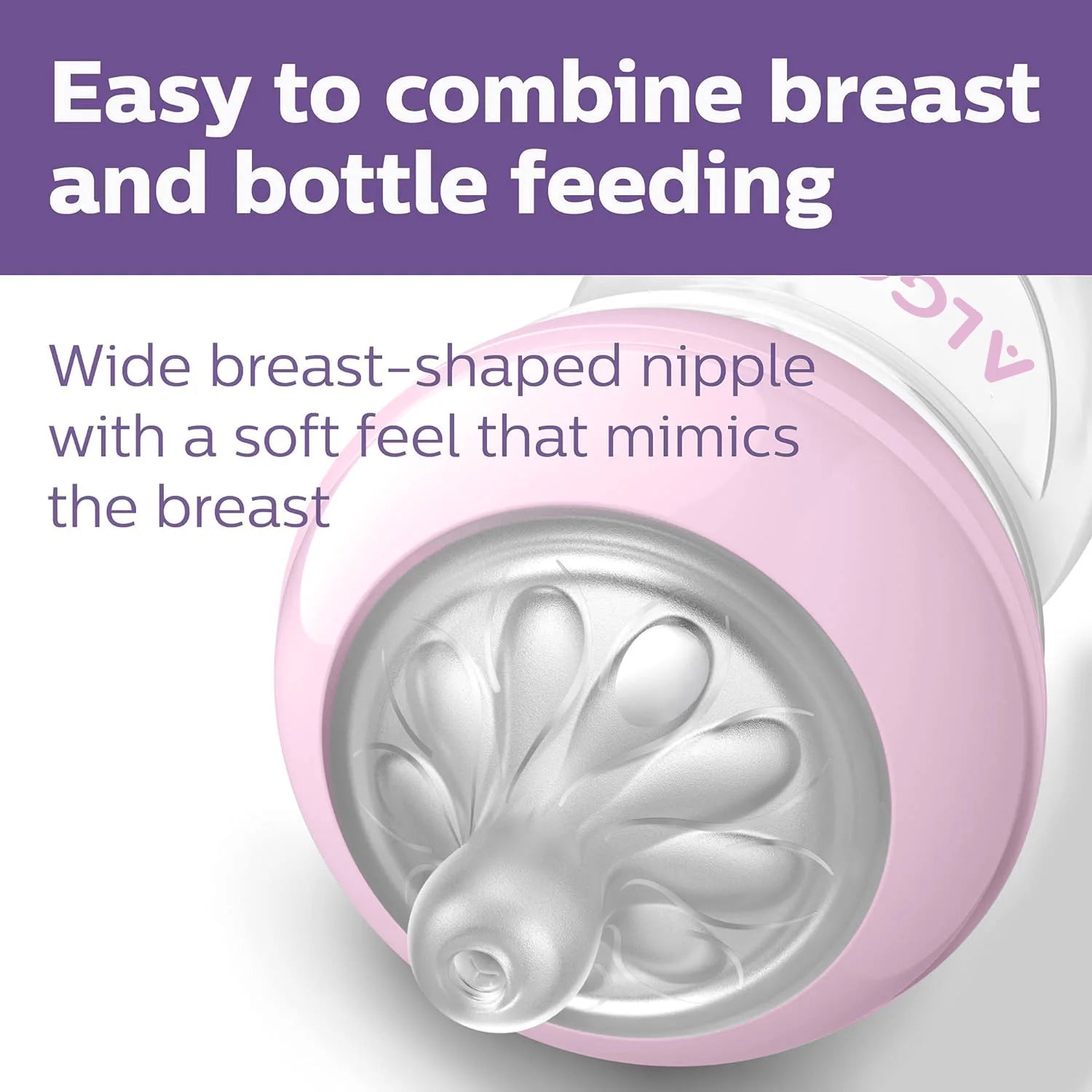 260ML 0-6 Months Baby Bottle Curved Large Capacity, High Temperature Resistance, Drop Resistance and Anti-Flatulence