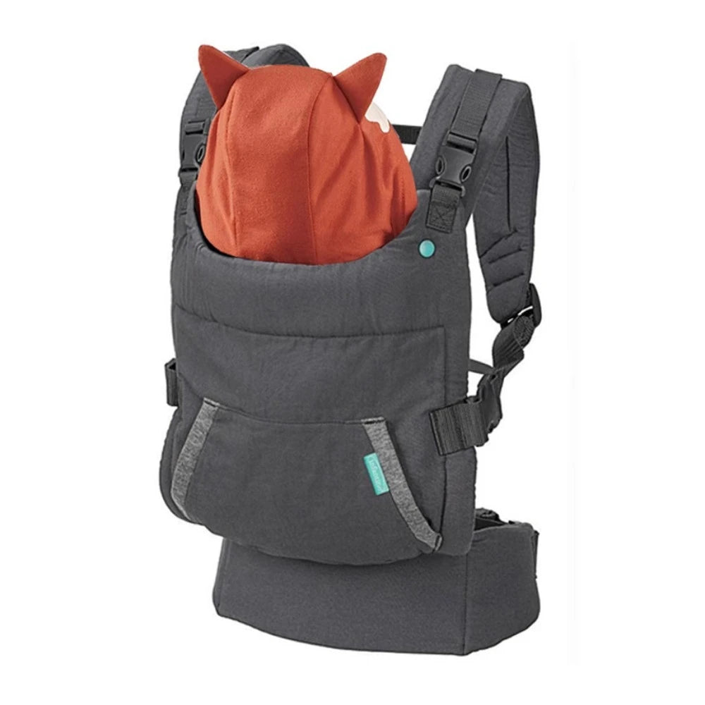 Complete All Seasons Ergonomic 6-In-1 Baby Carrier Infant to Toddler with Lumbar Support,360 Degree Baby Wearing & Multi-Positio