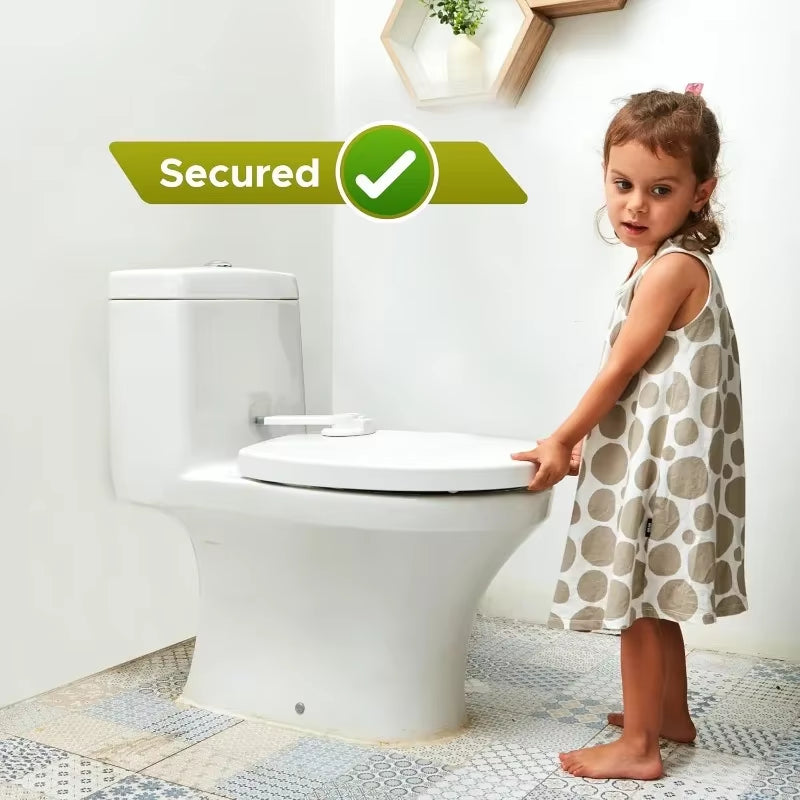 Baby Toilet Safety Locks Childproof Toilet Seat Lock Prevents Toddlers from Opening Toilet Lids Baby Safety Products in Bathroom