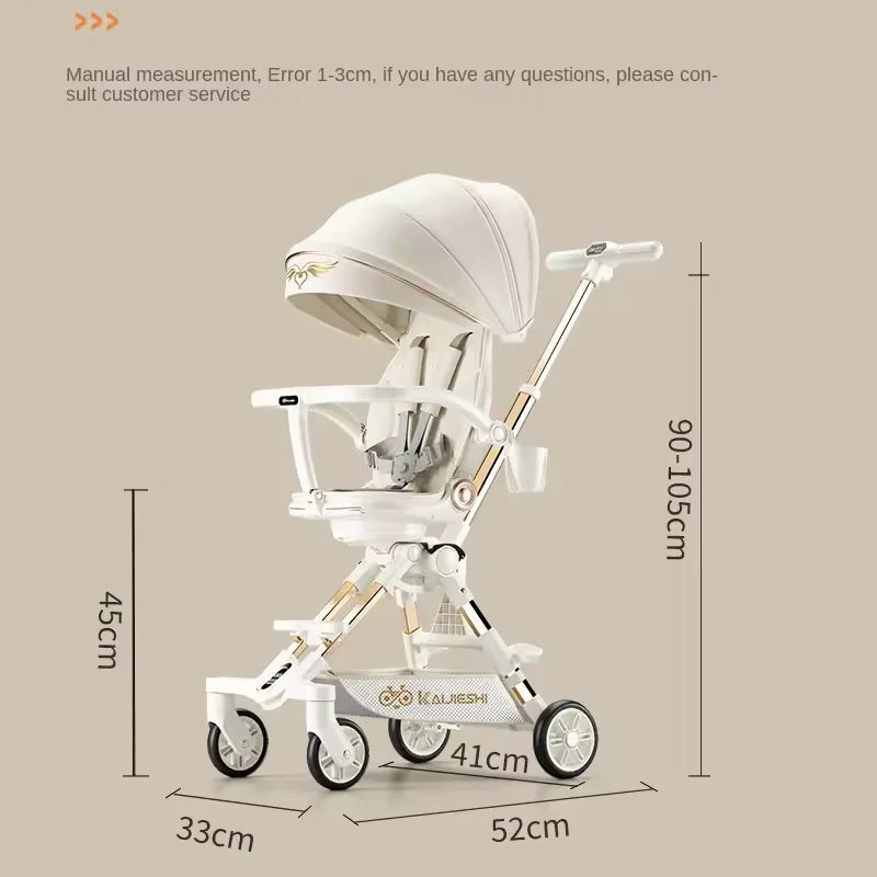 Lightweight Baby Stroller for Newborn,Baby Pram Suitable for 0-36 Month Baby,Good Quality and 1 Year Warranty