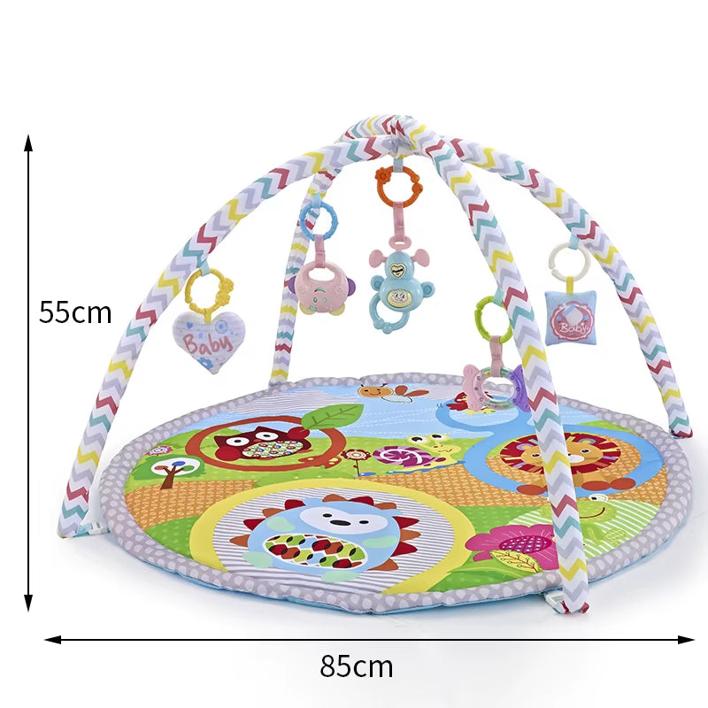 Multifunctional Fitness Frame for Children Educational Mat Crawling Blanket Infant Play Rug Kids Activity Mat Gym Baby Toys Gift