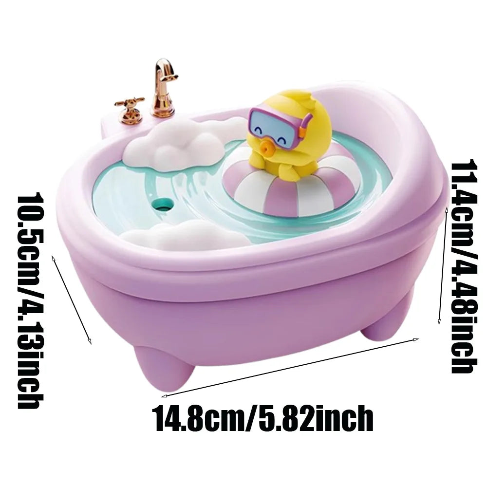 Cartoon Air Humidifier Colourful Lighting 340ML Mini Bathtub Shape Diffuser Kids Toy Cute Duck Humidifiers Cars Desktop Silent