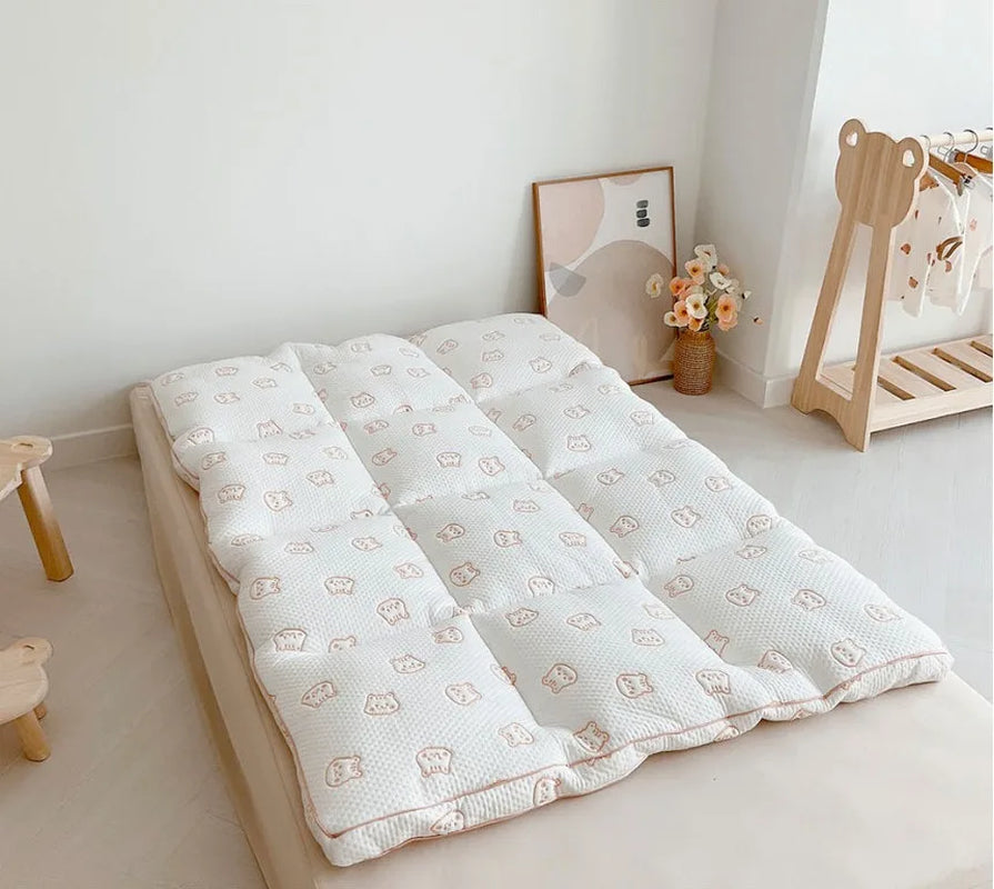 1PC Cartoon Cotton Sleeping Mat Mattress Baby Children’S Mattress Baby Nap Mat Boys and Girls Latex Mattress