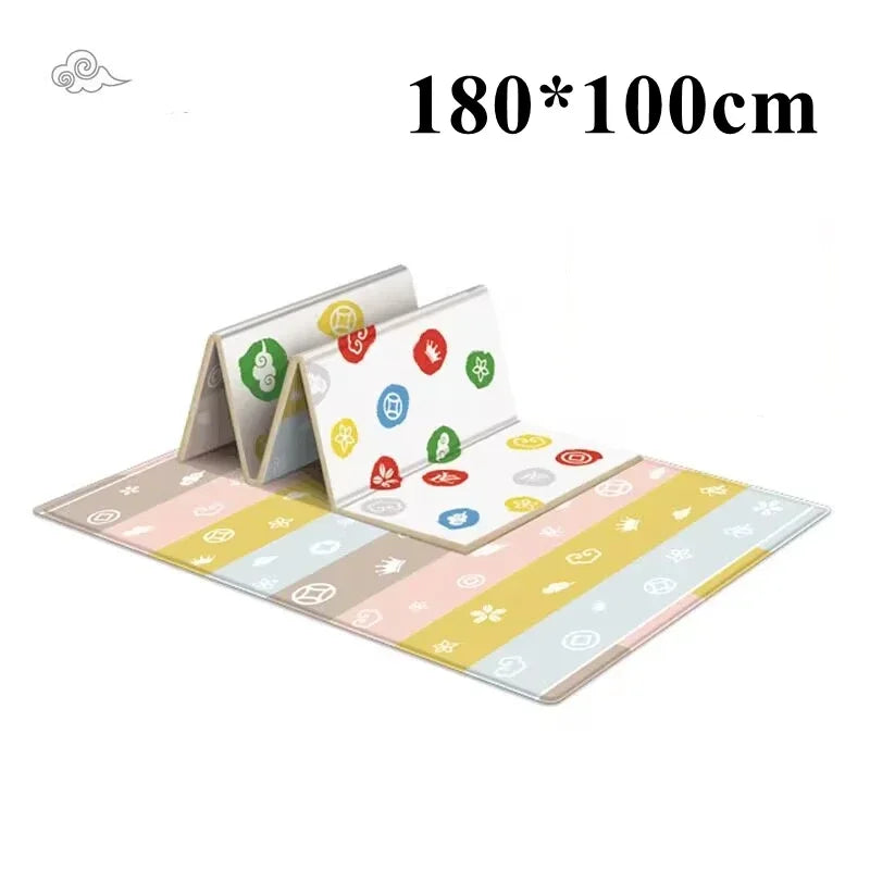 Non-Toxic Baby Play Mat Waterproof XPE Soft Floor Playmat Foldable Crawling Carpet Kid Game Activity Rug Folding Blanket Toys