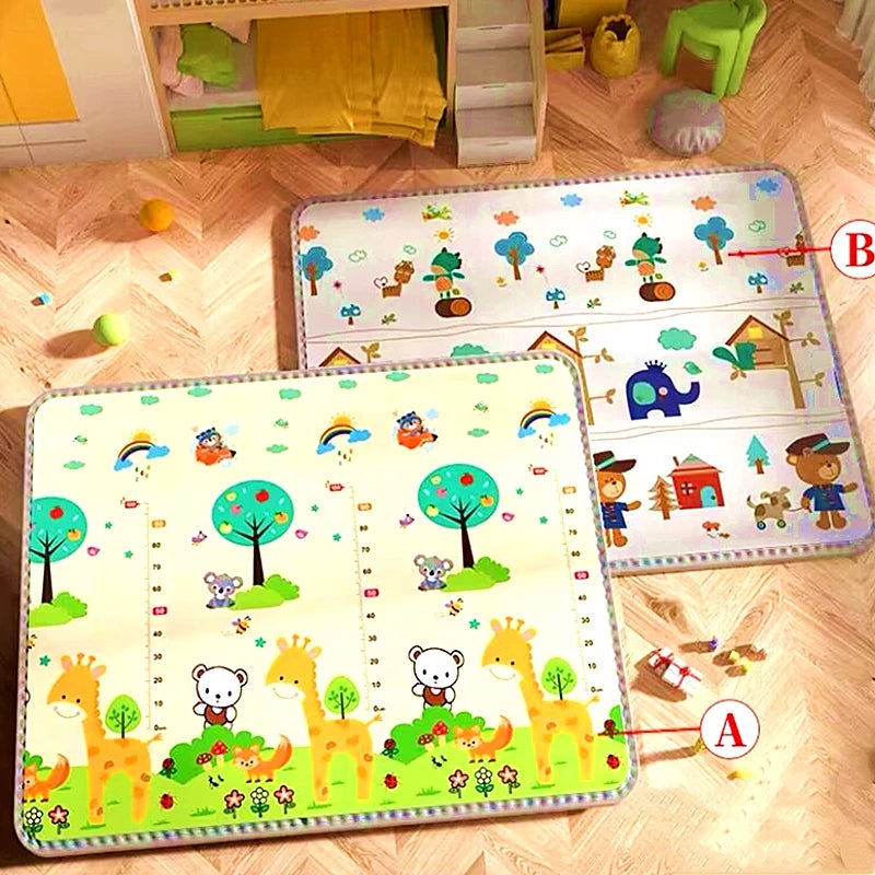 New 1Cm/0.5Cm Environmentally Friendly Thick Baby Crawling Play Mats Folding Mat Carpet Play Mat for Children'S Safety Rug Gifts