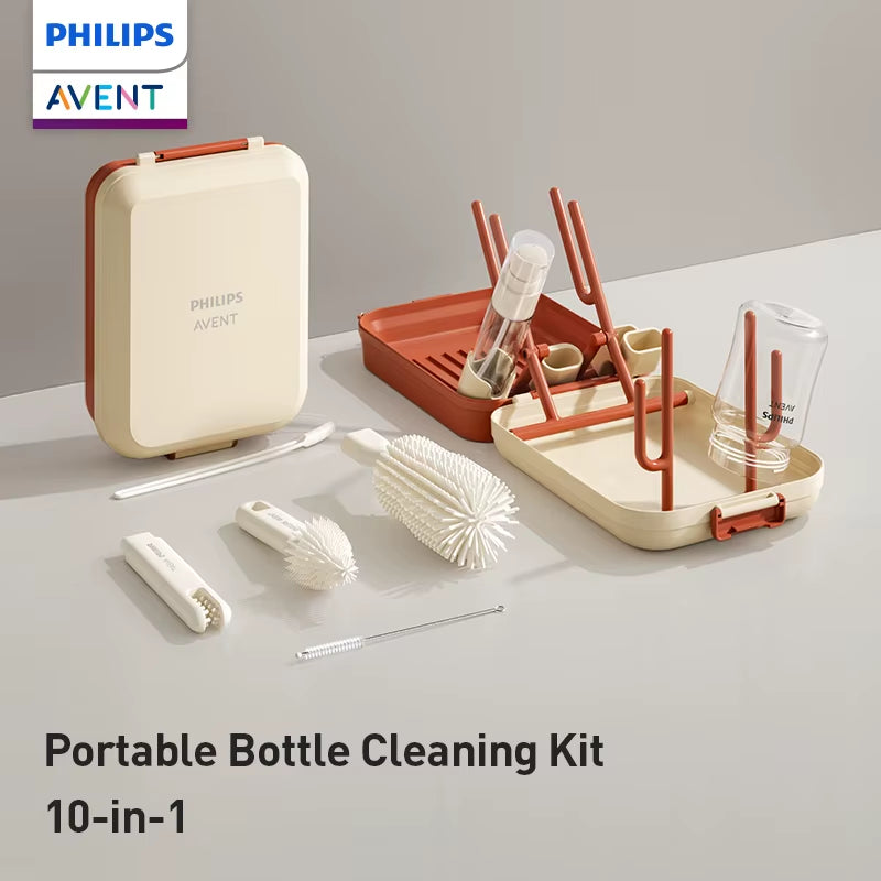 Philips  Baby Bottle Brush Bottle Cleaning Travel Set 7 in 1
