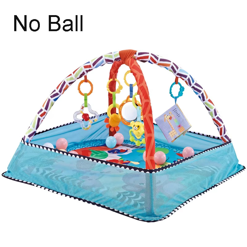 Multifunctional Fitness Frame for Children Educational Mat Crawling Blanket Infant Play Rug Kids Activity Mat Gym Baby Toys Gift