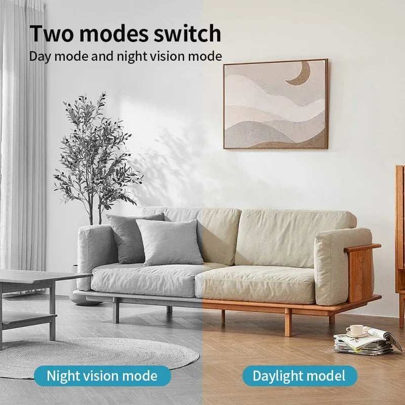 WIFI Tuya Camera Indoor 5MP Baby Monitor Two Way Talk 4X Zoom PTZ 360° Surveillance Cameras Support Alexa Google Smart Life