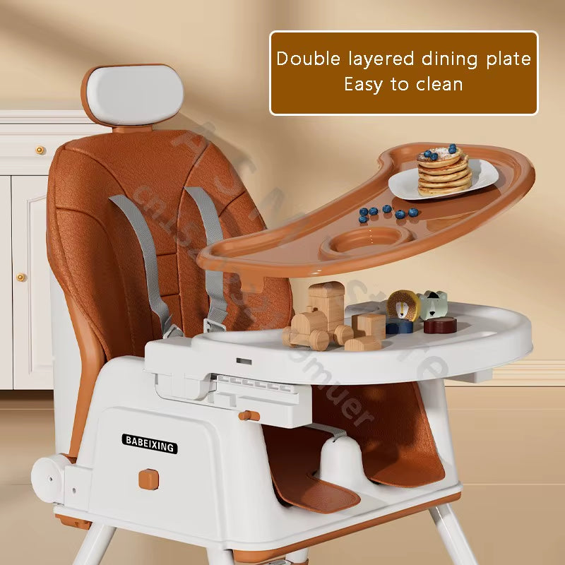 Children'S Dining Chair/Foldable Seat/You Can Sit or Lie Down/Baby Multifunctional Lift Home Learning to Sit Dining Table Chair