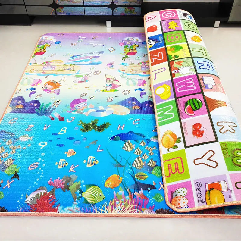 New 1Cm/0.5Cm Environmentally Friendly Thick Baby Crawling Play Mats Folding Mat Carpet Play Mat for Children'S Safety Rug Gifts