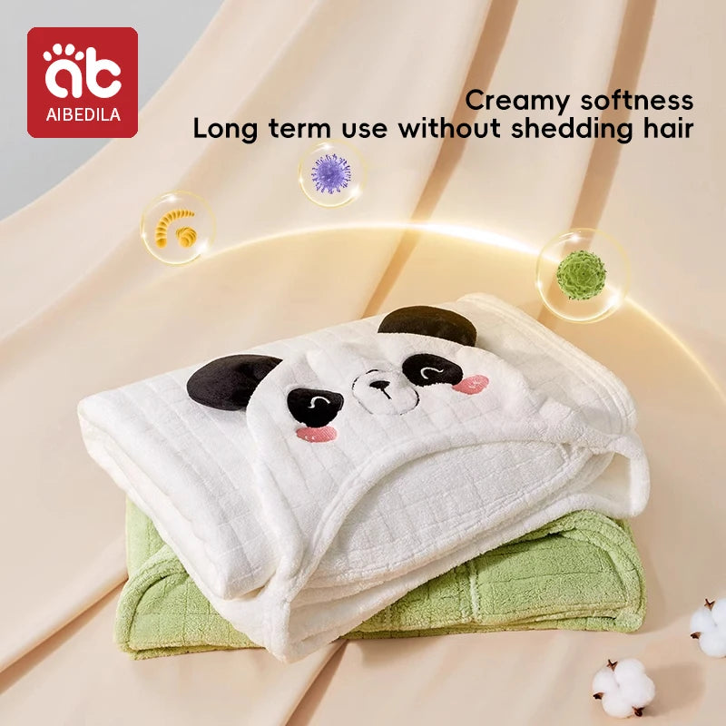 Cute Animal Baby Bath Towel Cartoon Rabbit Dinosaur Infant Towels Blanket with Hood Newborn Bath Wipe Baby Beach Towels