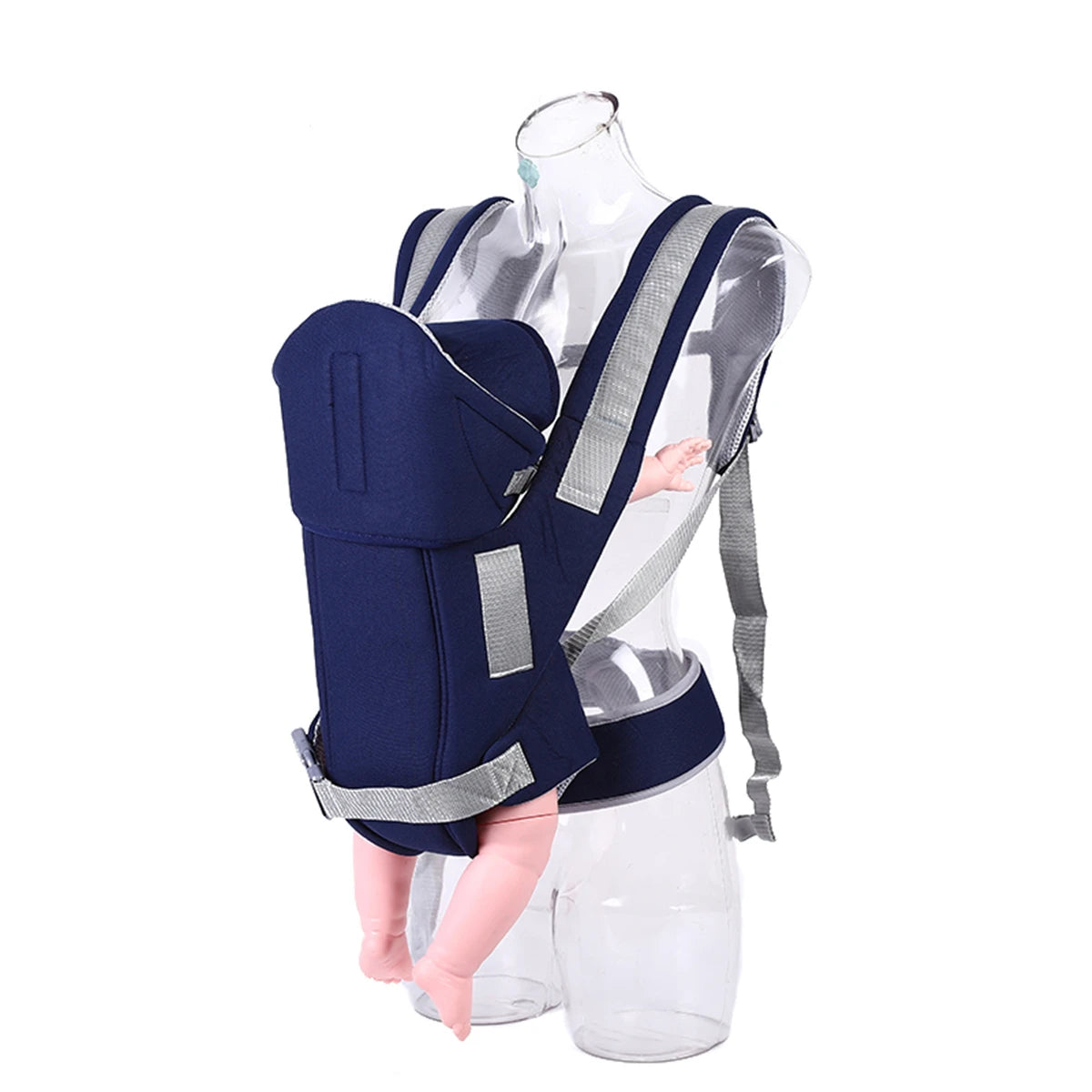 Enlarged and Thickened Backpack Baby Strap for Outdoor Travel Breathable in All Seasons Front Embrace and Back Children'S Strap