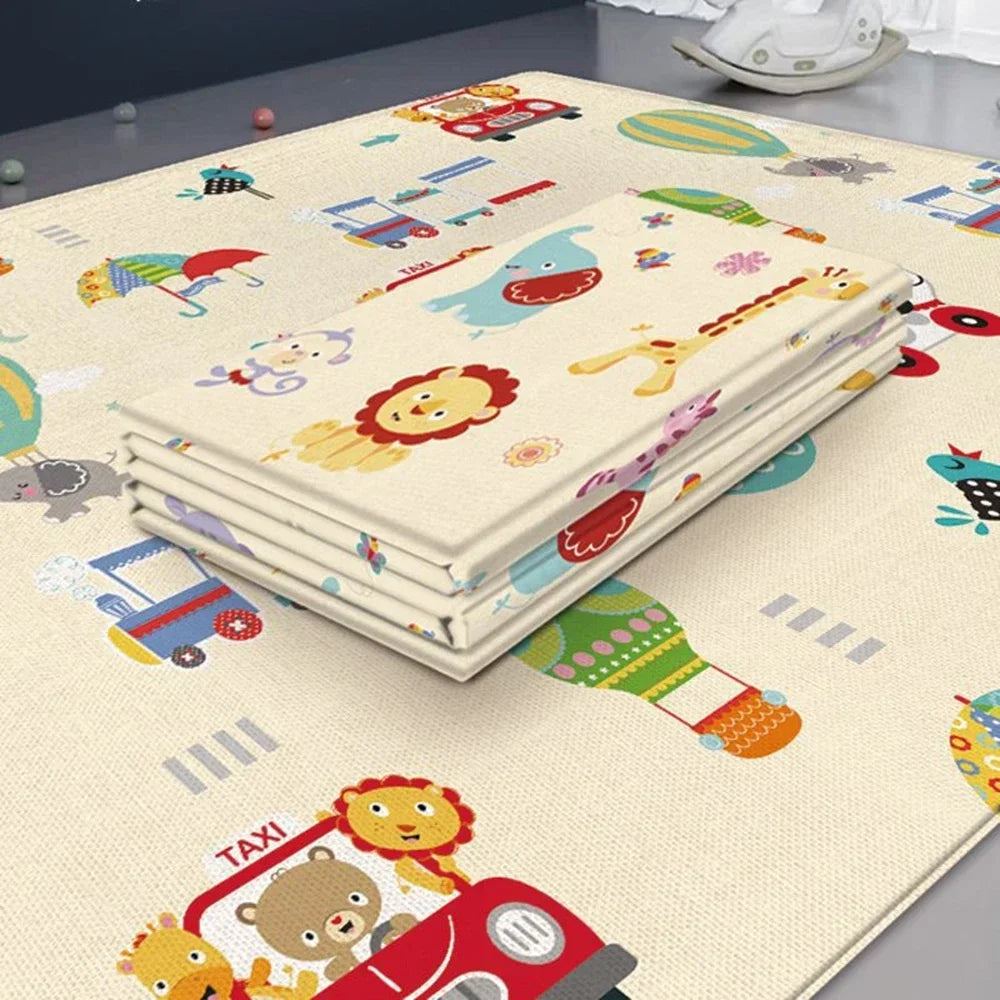 Non-Toxic Baby Play Mat Waterproof XPE Soft Floor Playmat Foldable Crawling Carpet Kid Game Activity Rug Folding Blanket Toys