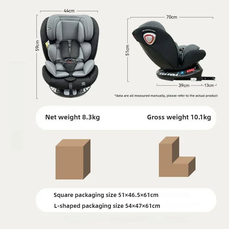 2025 NEW Baby Car Seat Newborn,Isofix Interface Child Car Seat Children Car Safety Seat 0-12 Years Old