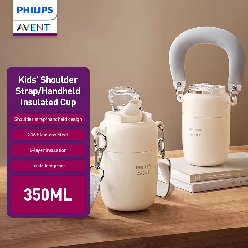 Philips  Kids' Insulated Carrier Bottle 6-Layer Vacuum Insulated Water Bottle Multiple Options Available