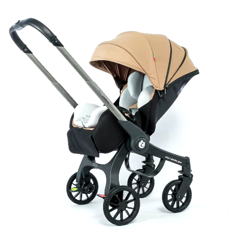 4-In-1 Baby Two-Way Stroller Multifunctional Newborn Baby Stroller 3In1 Foldable Basket Type Seat Baby Carriage