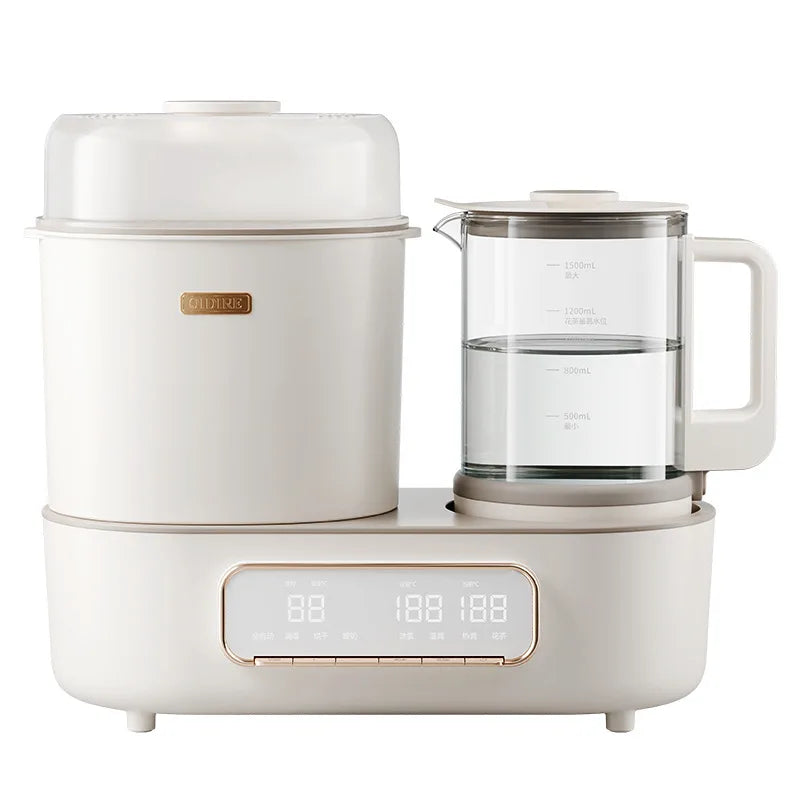 Electric Bottle Warmer Baby Milk Heater Sterilizer with Drying Function Glass Formula Maker for Home Use 2 in 1 Care