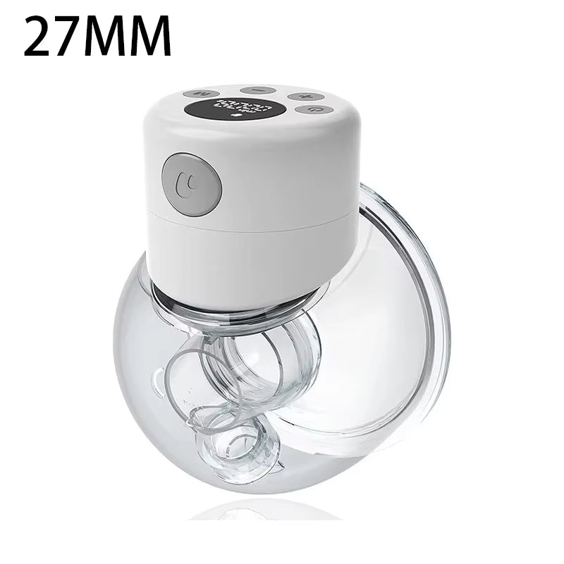 S12 Double / Single Electric Breast Pumps, Hands-Free Poratable Mom Milk Puller Pump, Slient Breastfeeding Pump for Baby