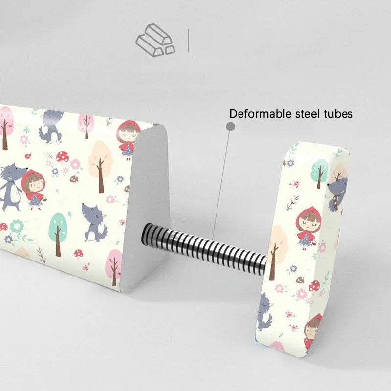 150Cm Universal Baby Bed Frame Guardrails Barrier Deformable Steel Tube Bed Safety for Kids Bed Fence Baby Protect Rail 59Inch