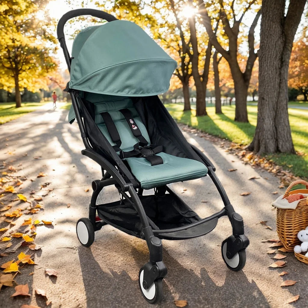 3Pcs/Set 175 Stroller Accessories Canopy Cover Seat Cushion Compatible with Babyzen YOYO Cover Seat Mattress with Zipper Pocket